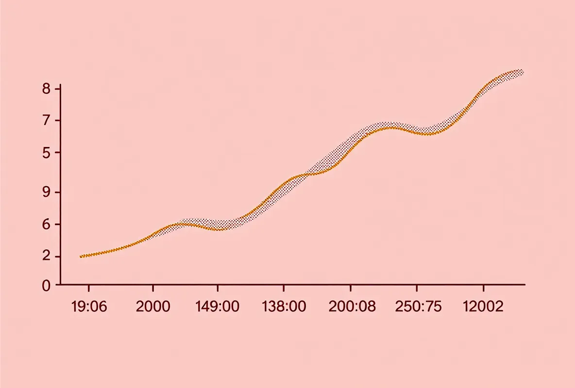 Stylized plasma concentration decay curve illustration